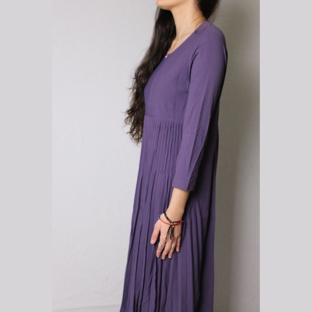 New $2900 Salvatore Ferragamo SILK Dress Size 42 It Made in Italy - Picture 4 of 7